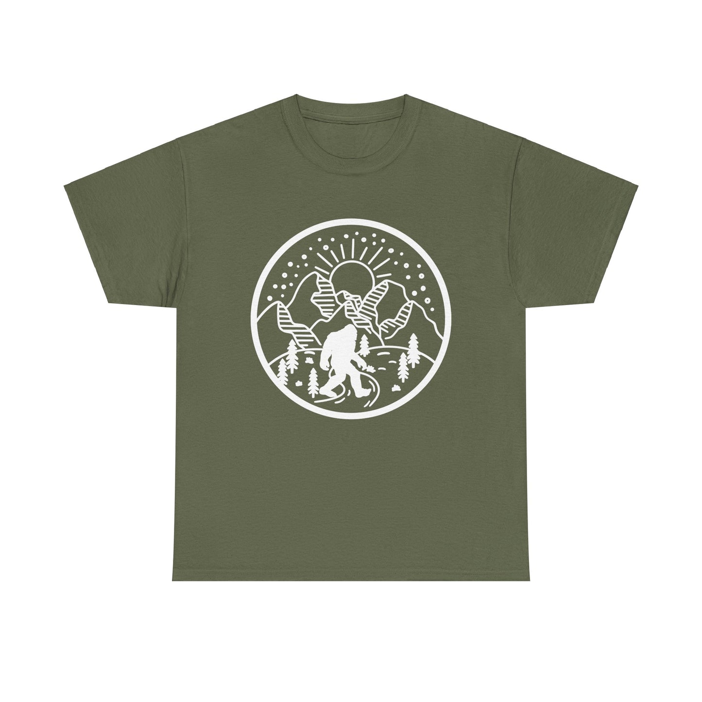 Two Bigfoot designs Heavy cotton T-shirt