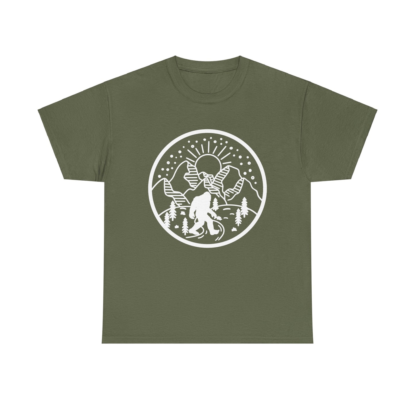 Two Bigfoot designs Heavy cotton T-shirt