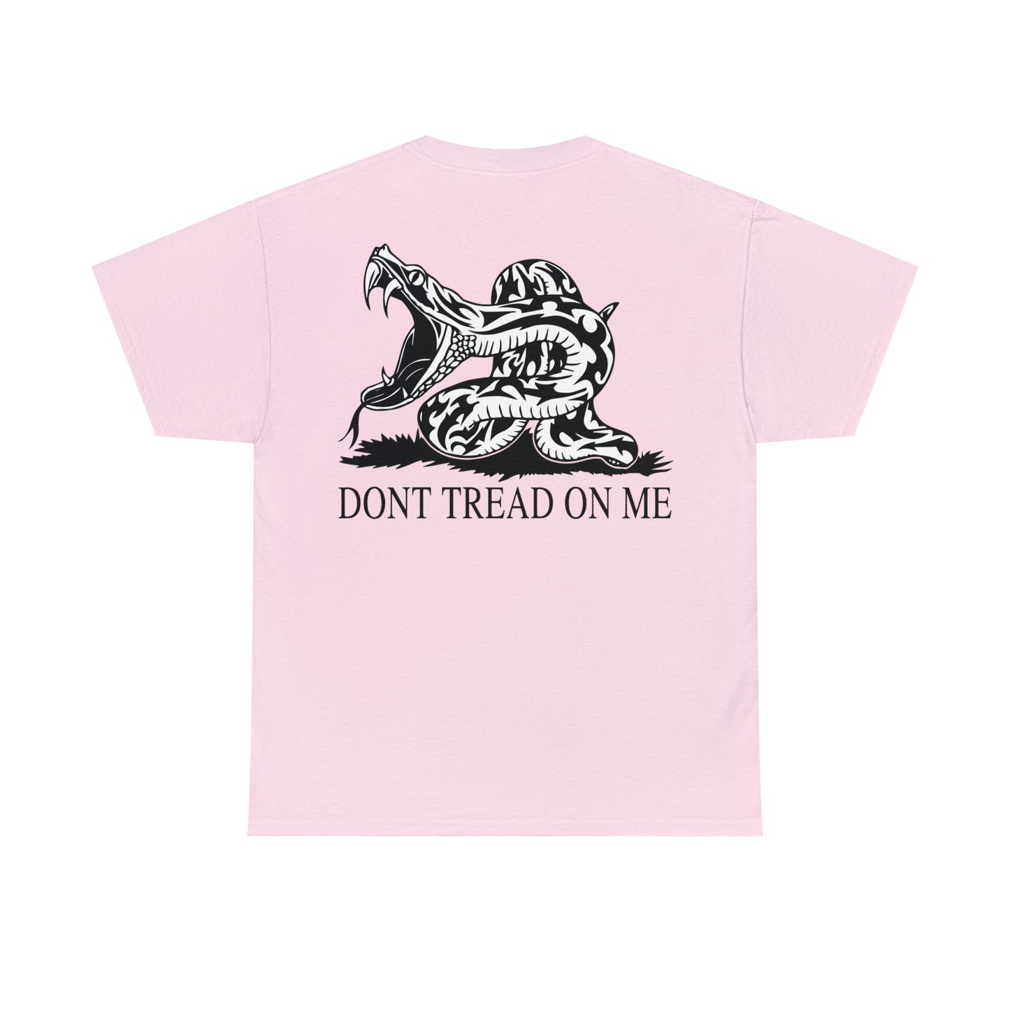 201 We are not descended from Fearful men / Don't tread on me two design t-shirt