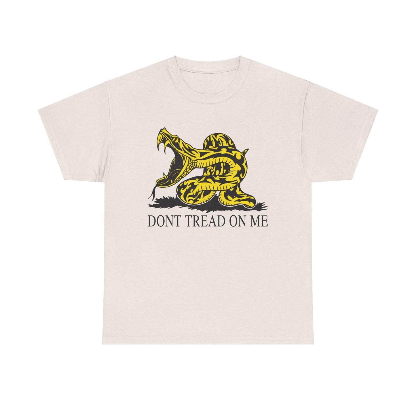 202 Don't Tread on Me - wide mouth snake design - Heavy T-shirt