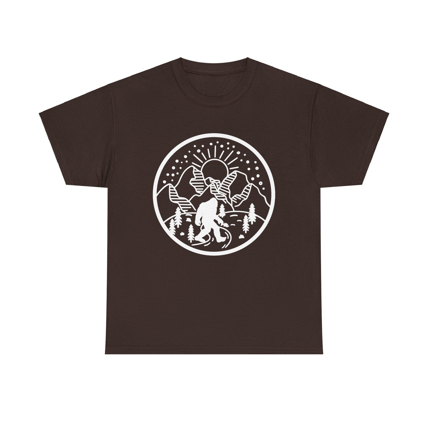 Two Bigfoot designs Heavy cotton T-shirt