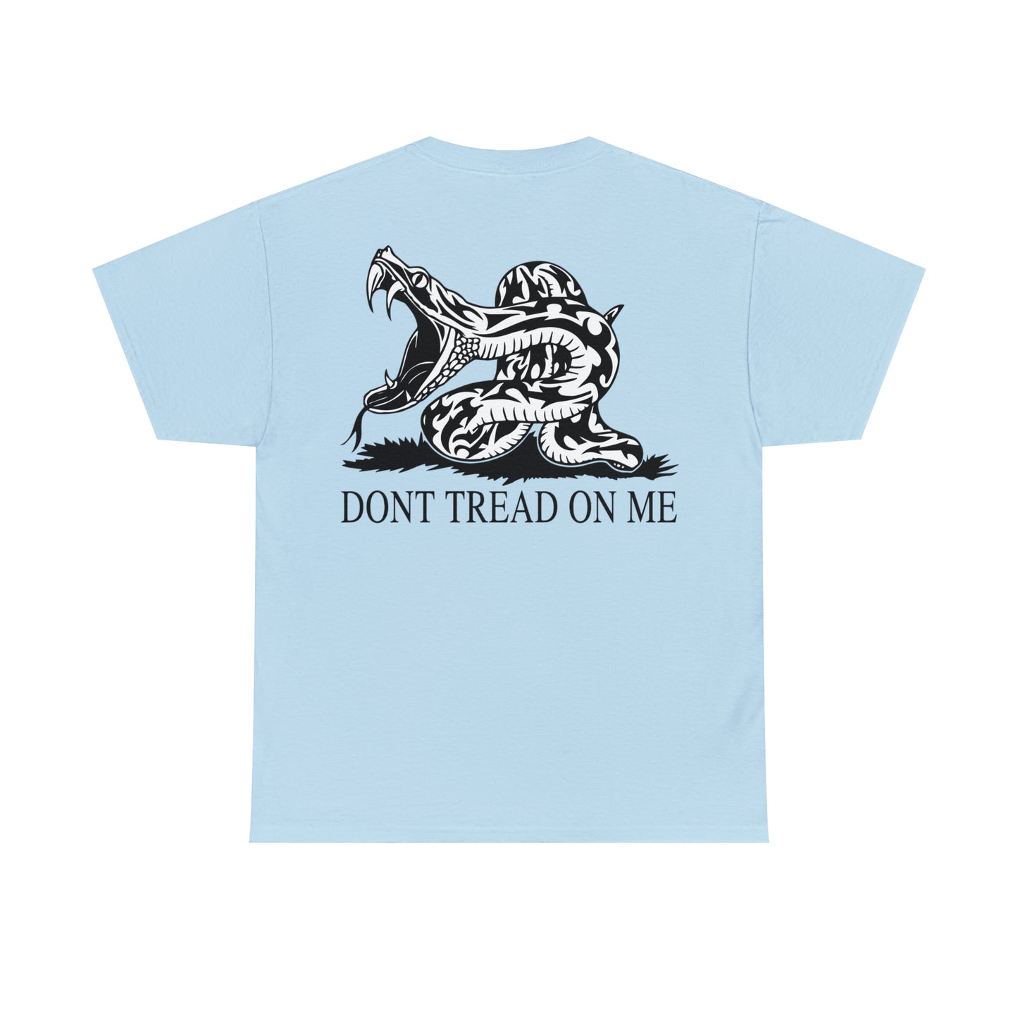 201 We are not descended from Fearful men / Don't tread on me two design t-shirt