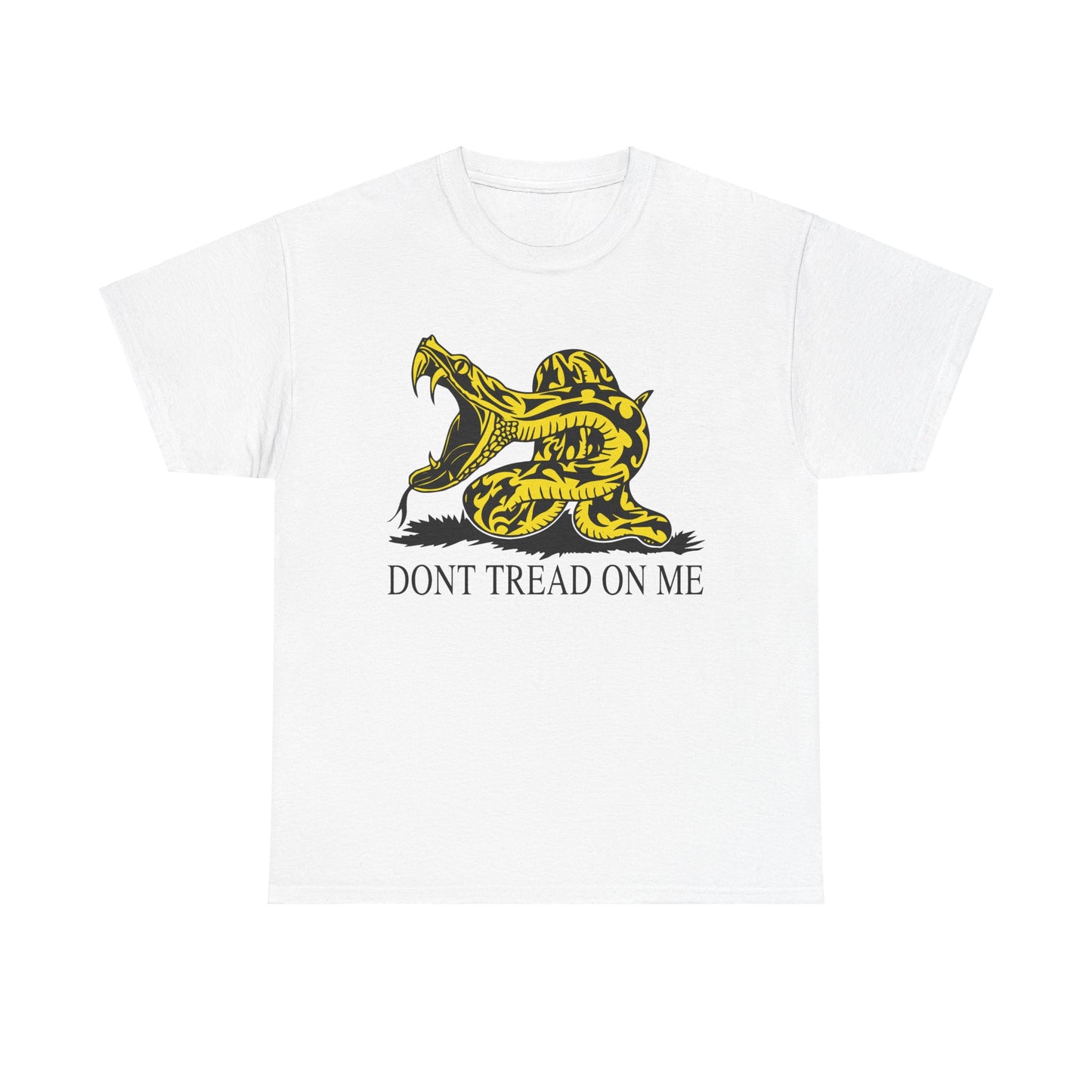 202 Don't Tread on Me - wide mouth snake design - Heavy T-shirt