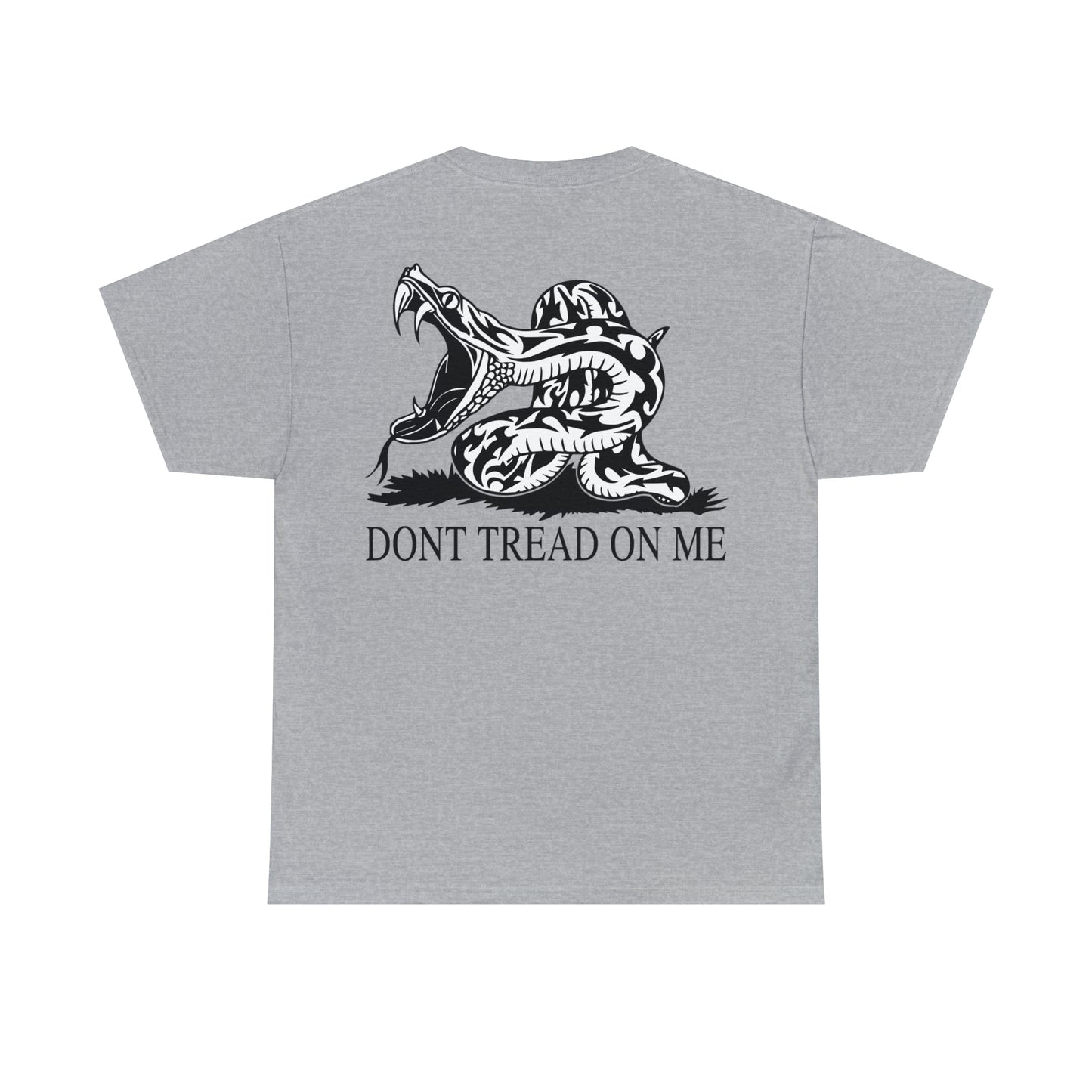 201 We are not descended from Fearful men / Don't tread on me two design t-shirt