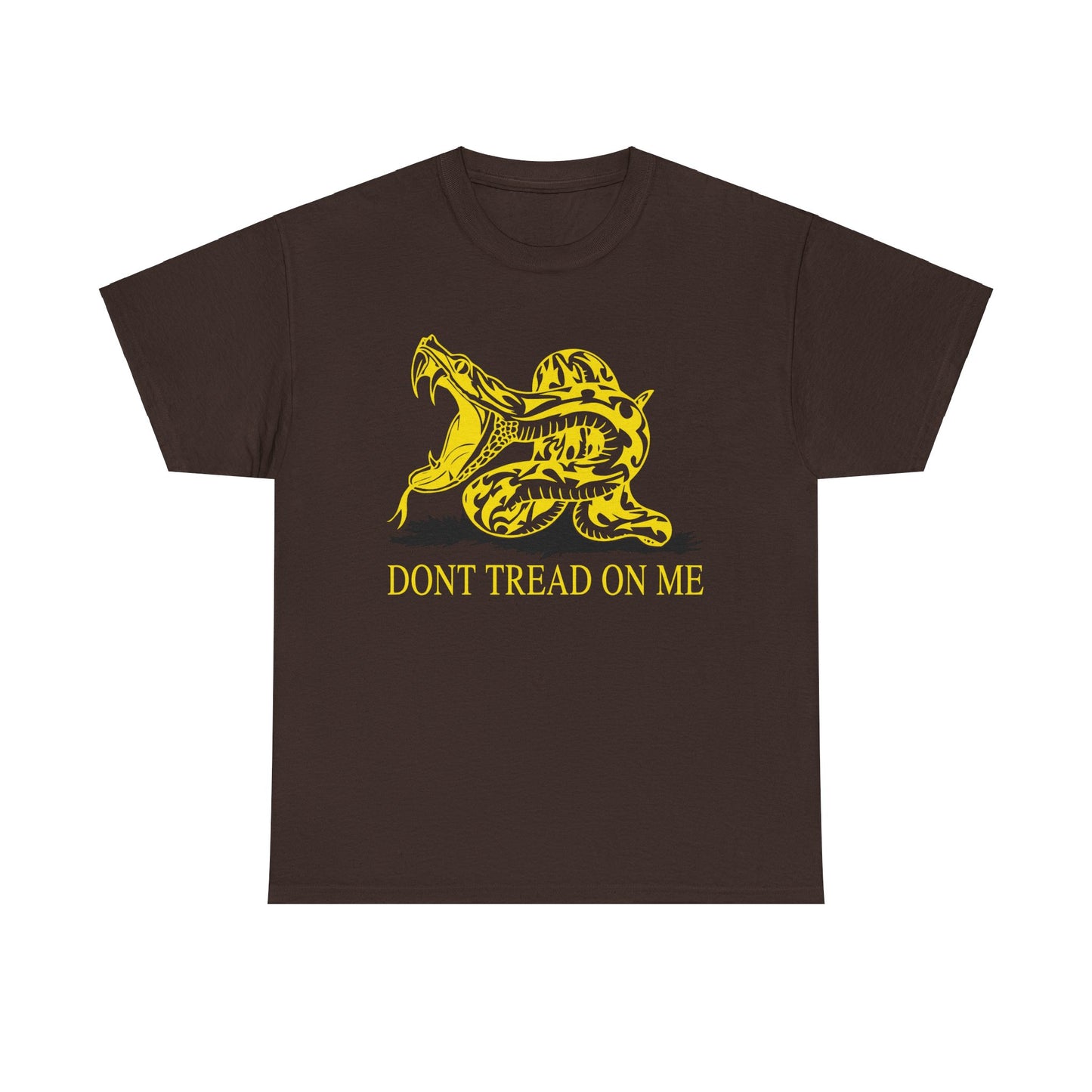 202 Don't Tread on Me - wide mouth snake design - Heavy T-shirt