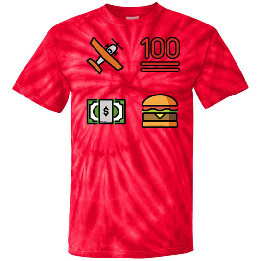 007 The 100 Dollar Hamburger tie-dye t-shirt