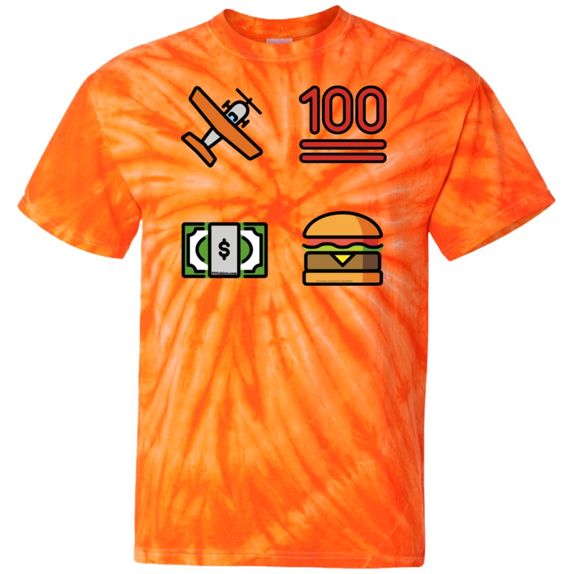 007 The 100 Dollar Hamburger tie-dye t-shirt